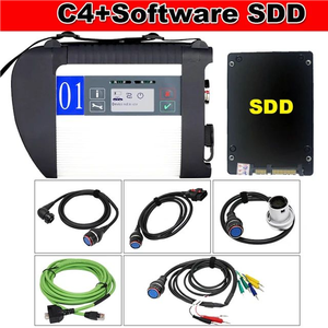 Yüksek kalite MB C4 Doip MB SD-MB Multiplexer için yazılım SDD ile C4 bağlayın araba kamyon 12V 24V teşhis aracı için Wifi desteği - Product Image 2