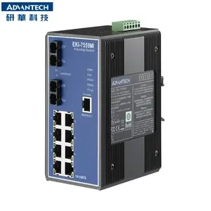 Advantech EKI-7559MI RJ45 2SC Typ 8 Glasfaser-Port Multi-Mode-verwalteter industrieller Ethernet-Netzwerk-Switch mit breiter Temperatur - Product Image 1
