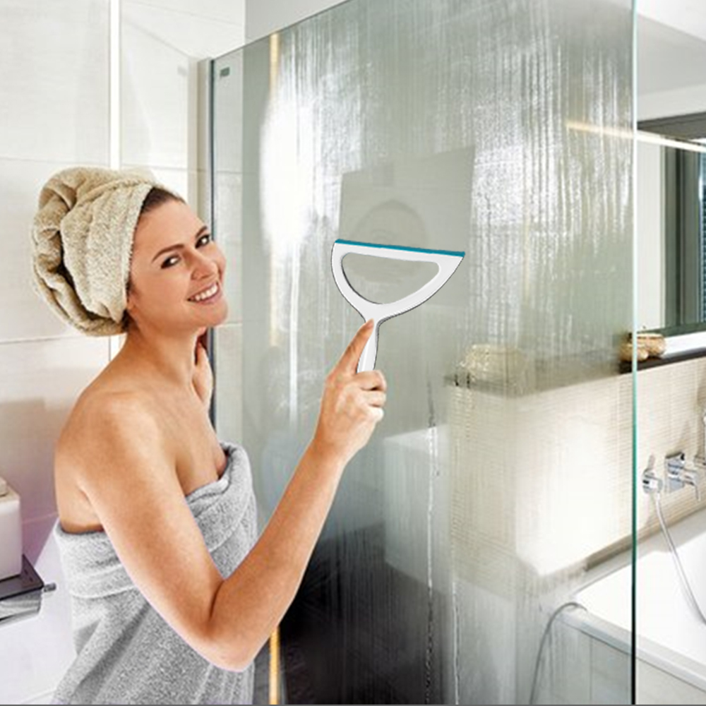 New Design Home Cleaning Tool Transparent Cleaning Product Mini Plastic Water Scraper Window Scraper Shower Water Squeegee