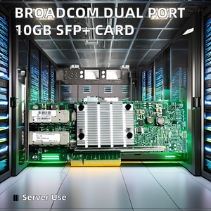 Broadcom BCM57810 <strong>Based</strong> Dual Port 10Gb Optical Ethernet <strong>Network</strong> Card 2 Port PCI-E SFP+ Card for <strong>Server</strong> Applications Internal Use - Product Image 3