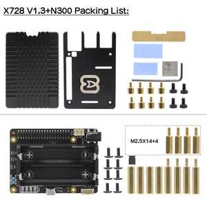 Raspberry Pi X728 V2.1 UPS CAPPELLO & Power Consiglio di Amministrazione con CNC In Lega di Alluminio Della Cassa Del Metallo per Raspberry Pi 4B Solo - Product Image 6
