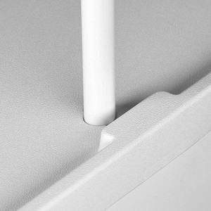 Lightweight Stable and Portable Plastic Promotion Counter With a <strong>Header</strong> Supported by Two Poles <strong>Easy</strong> to Assemble - Product Image 4