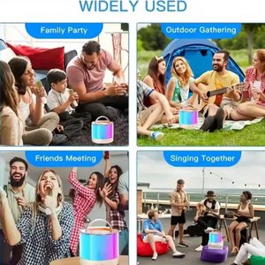 K52 Portable Professional Mini Karaoke <strong>System</strong> with RGB Wireless Speaker USB <strong>Function</strong> Mini KTV-level Sound Home Parties - Product Image 6