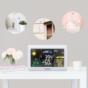 APP Controlled Wifi Display <strong>Digital</strong> <strong>Temperature</strong> Humidity Monitor Wireless Weather Station Wifi with Outdoor Sensor - Product Image 6