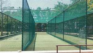 פה שחור גדר בטיחות נטו חיצונית עבור כדורגל גולף גולף אימון בייסבול cago cago מנוקד נטו - Product Image 2