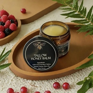 Cilt beyazlatma özelliği ile vücut ve yüz sığır kremi için Model Tallow bal balsamı nemlendirici krem