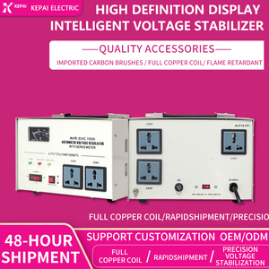 Custom SVC-1000VA 220V Single Phase 100% Copper Automatic High Power <strong>Voltage</strong> Stabilizer Factory Electrical Applications - Product Image 6