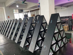 16x 30W RGB Golden Matrix Light Triangle Retro <strong>LED</strong> Stage Light Effect Retro Light - Product Image 2