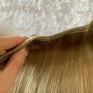 Three-Story Machine Weft Time-Saving Original Virgin Cuticle Aligned 100% Human Hair Extension <strong>Remy</strong> - Product Image 4