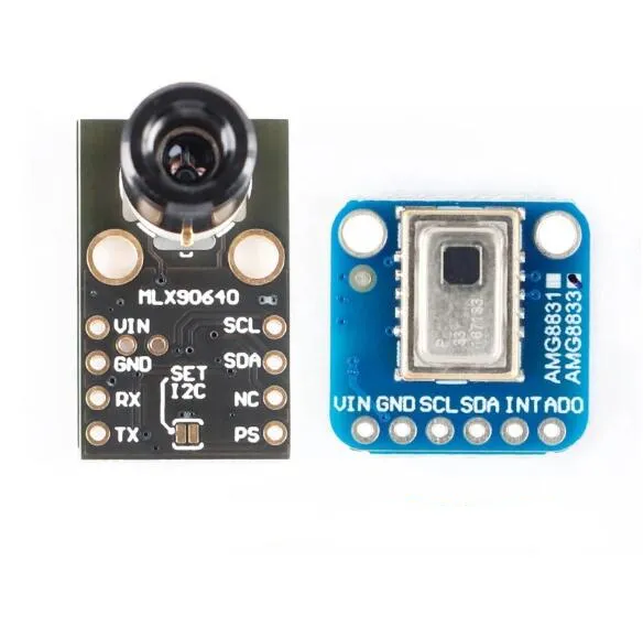 AMG8833 IR 8*8 MLX90640 32*24 modul Sensor suhu Array pencitraan termal Module Sensor 8x8 Sensor kamera inframerah