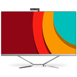 Ordenador todo en uno de escritorio, Ordenador de 22 pulgadas, negro, con altavoces de cámara, core i5 i7 HMK, directo de fábrica - Product Image 1