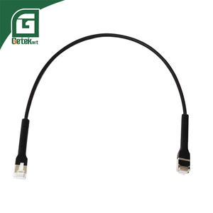 Geteknet Rj45 yama kablosu kedi 6 Awg23 Ftp Cat6 düz ul Cat5e yama kedi 7 ince kablo <span class=keywords><strong>10m</strong></span> Rj45 kedi 8 açık Rj45 Stp kablo