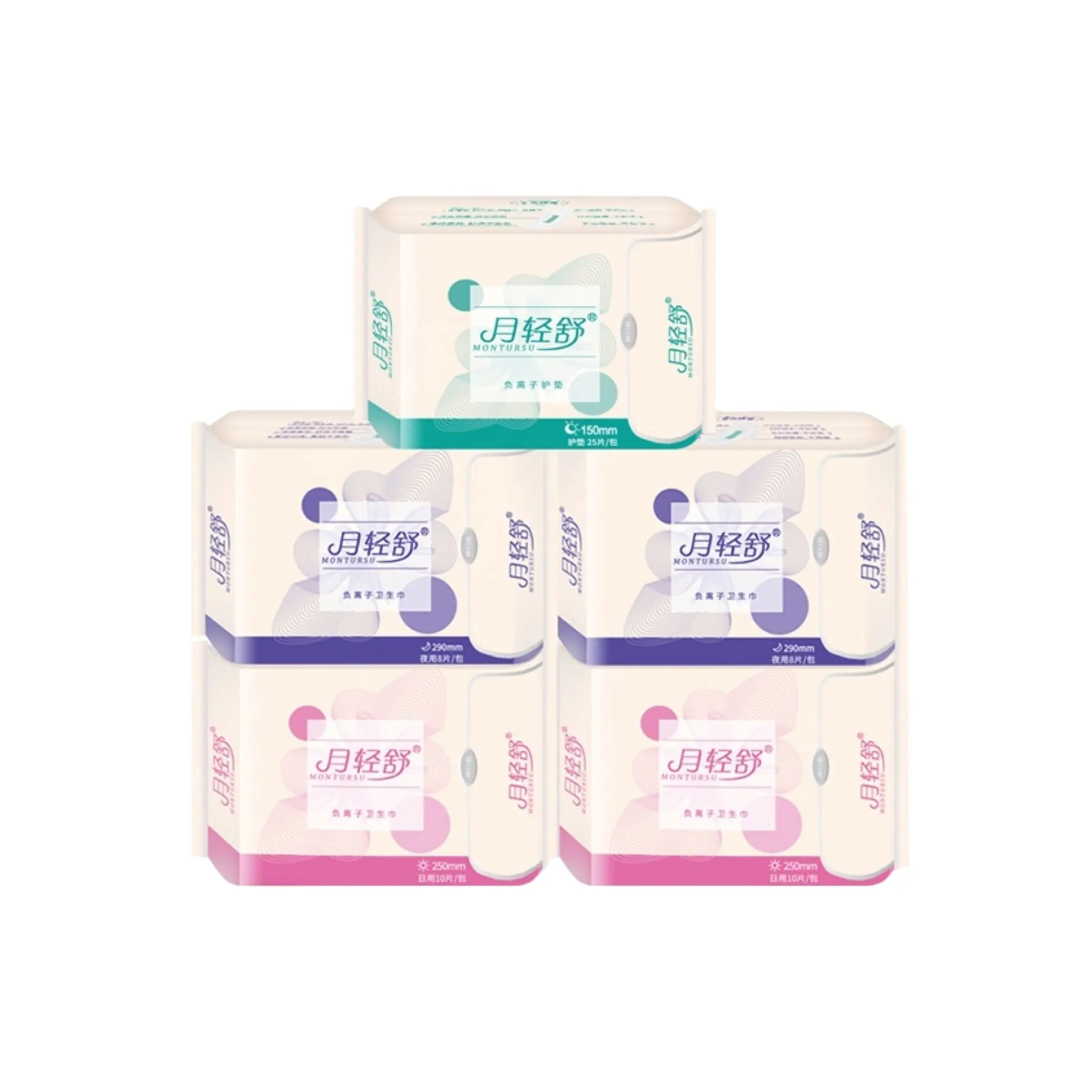 Absorventes higiênicos de marca própria Angel Moon absorventes higiênicos para pós-parto Fabricação de absorventes higiênicos