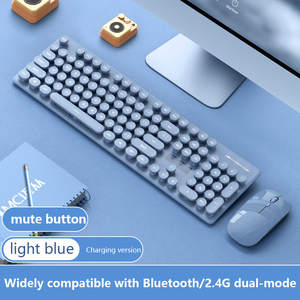 Rechargeable Wireless <strong>Keyboard</strong> <strong>Mouse</strong> Set Dual Mode Mute Girls Laptop <strong>Keyboard</strong> Set <strong>Mouse</strong> and <strong>Keyboard</strong> - Product Image 5