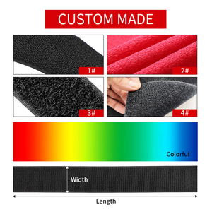 Soft Velcroes <strong>Elastic</strong> <strong>Loop</strong> Surface Hook and <strong>Loop</strong> Strap Wpolyesternitted <strong>Elastic</strong> Loofabricace Fastener Customized Logo Tape Rohs - Product Image 6