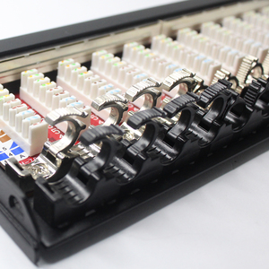 Rj45 Socket 8p8c Lan Patch Panel 12 puertos 10 pulgadas 1u Networking Patch Panel Cat6 Cat5e Stp Patch Panel - Product Image 4