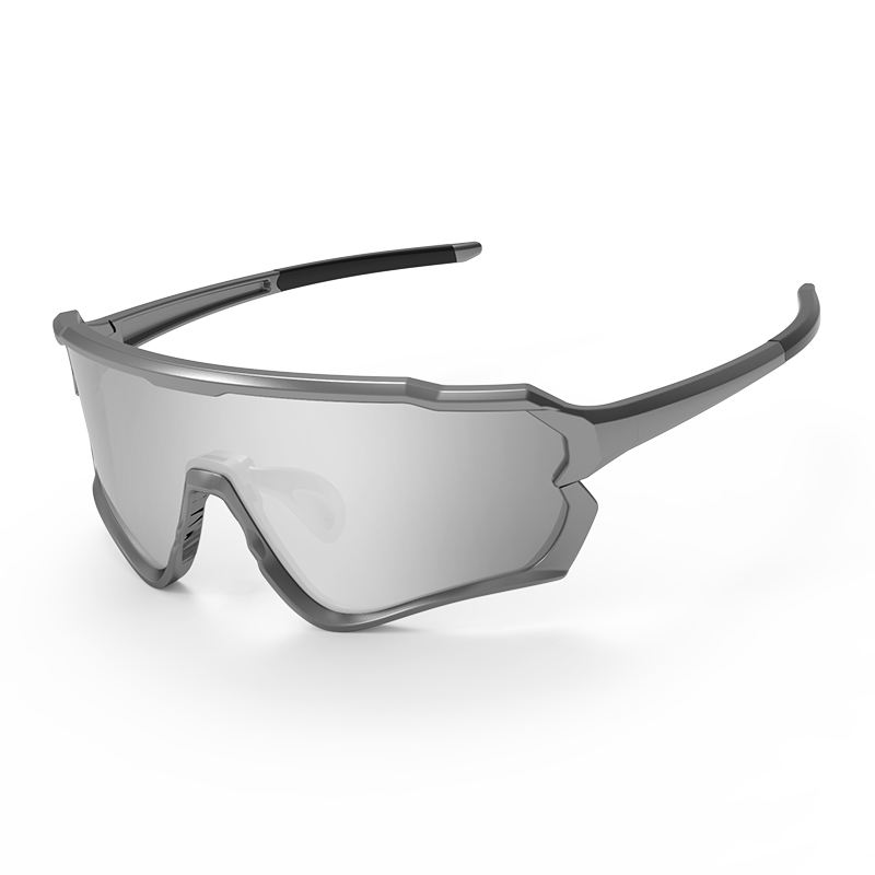 Monture gris mat + verres argentés