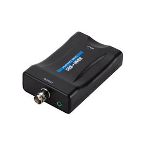 Conversión de señal de fuente de alimentación de televisión, caja de TV digital analógica, adaptador HDMI a BNC, convertidor HDMI