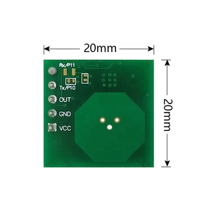 MS58-2020D20M4-LIVE rilevamento del respiro sensore di movimento a microonde modulo Radar a microonde da 5.8Ghz sensore di presenza umana FMCW - Product Image 6