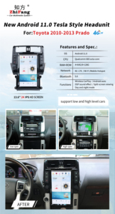 Android 13.0 lettore multimediale auto Headunit Radio GPS Carplay per Toyota Prado150 2010-2013 360 telecamere di alto livello - Product Image 6
