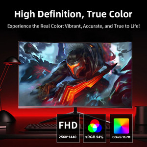 La migliore vendita curva schermo Lcd Pc 27 pollici 2k Ultra largo 180 Mhz schermo Lcd Display Lcd Monitor da gioco per Desktop - Product Image 6