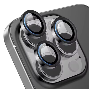 Bảo vệ máy ảnh bao gồm nhôm Điện thoại di động di động máy ảnh bảo vệ phim Tempered Glass Màn hình máy ảnh ống kính bảo vệ - Product Image 4