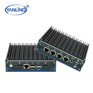 J6412 2.5G Mini PC Fanless Quad-Core Appliance di rete 4 NIC Gigabit Ethernet Intel I225AT Soft Router PFsense Firewall Stock - Product Image 2