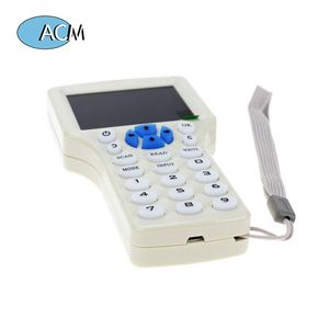 Smart 10-Frequenz-RFID-Zugang 125kHz 13,56 MHz UID-Decoder USB-Programmierer Keyfob Reader Writer-Leser Duplikator-ID-Karten kopierer