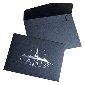 Fangda In Ấn Trống Gấp Thẻ Giáng Sinh Handmade Kraft Tông Phim Hoạt Hình Phong Bì Với Thư Con Dấu - Product Image 4