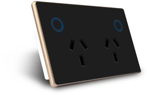 オーストラリア標準シングルダブルGPOパワーポイントSAA CertIficate PD充電器付きスマート電気スイッチ付き - Product Image 3
