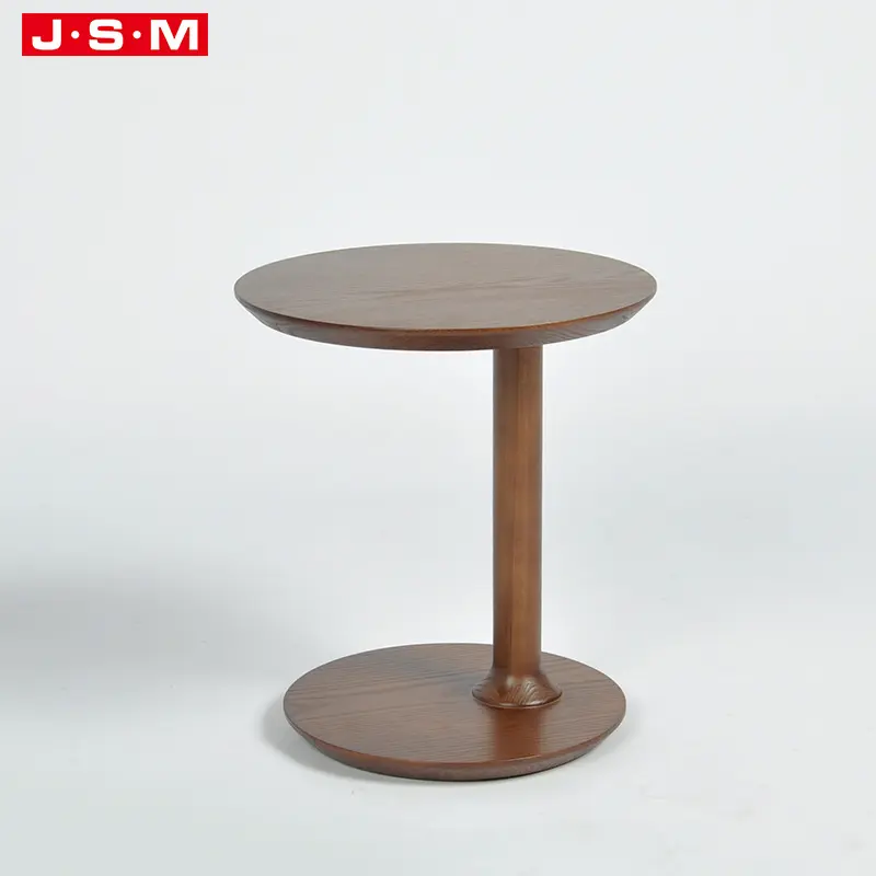 Tavolino da tè ovale rotondo in legno doppio minimalista Vintage da giardino ovale di lusso