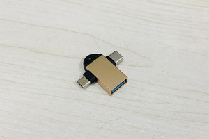 Usb 3.0铝合金2in1 Type-c和Micro Usb到Usb 3.0母适配器Otg转换器 - Product Image 6