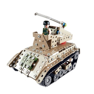 教育玩具キッズ学習3Dビルディングブロック組み立てDIYメタルパズルアセンブリキット3in1車 - Product Image 2