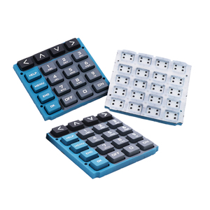 16-Tasten 4*4 & 4*5 Wasserdichte Matrix-LED Numerische Hintergrund beleuchtung Benutzer definierte Gummi tastaturen Sicherheits türschloss system Silikon-Tastatur design - Product Image 6