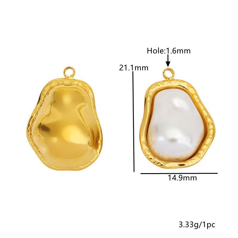Perle baroque, 14,9*21,1 mm
