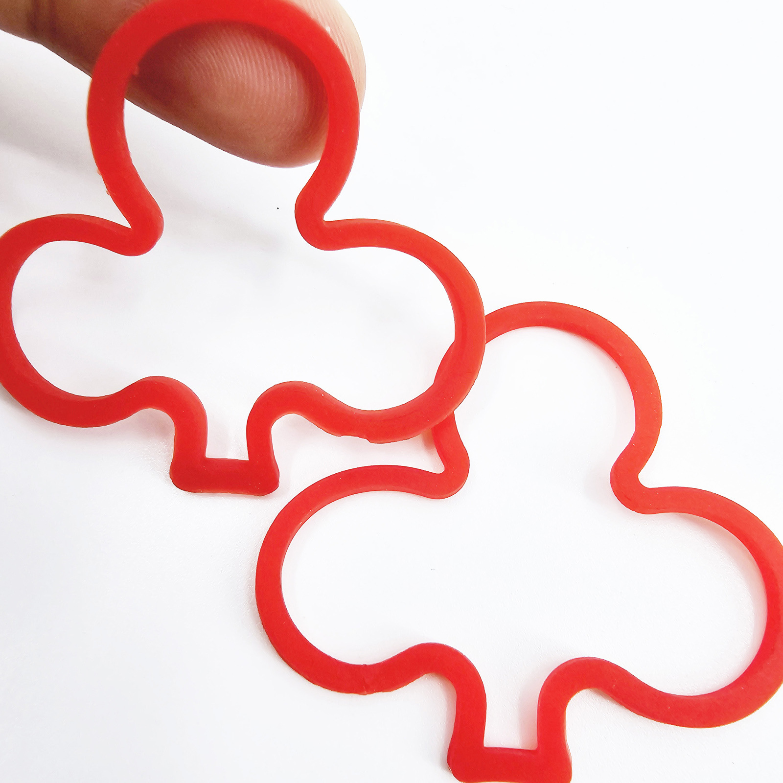 G1460 Irregular Shaped Rubber Band (Plum Blossom)