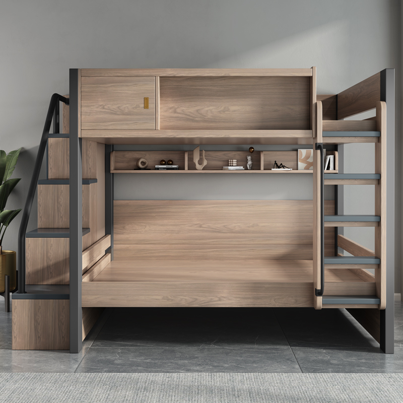 bed + ladder cabinet