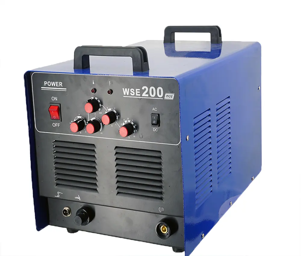 Tig inverter AC/DC macchina di saldatura ad impulsi WSME-200 ad alta frequenza in alluminio saldatore