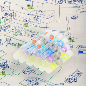 Nhựa nhiệt co lại hàn tay áo dây nối và mông nối cách điện thiết bị đầu cuối điện - Product Image 2