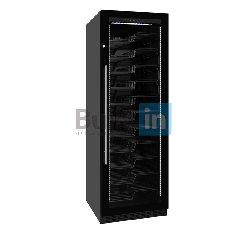 Built-in or Free standing Single Zone 128 Bottles Wine Cooler