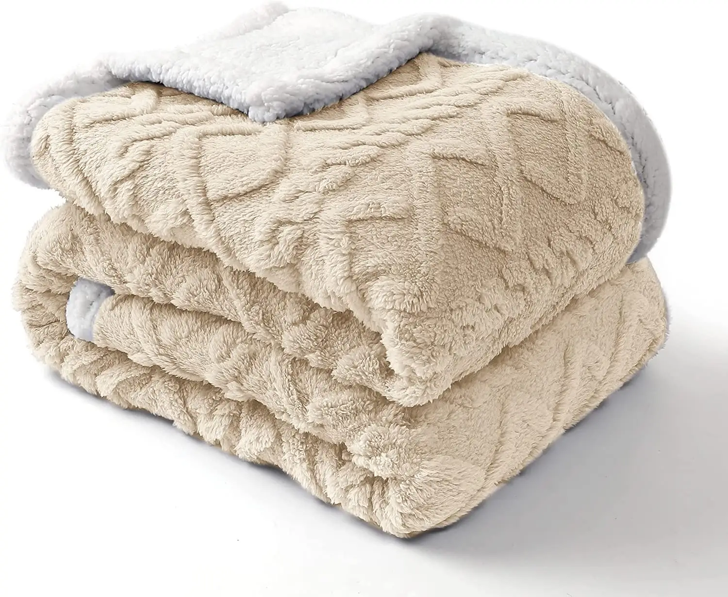 Couverture polaire Tuff de couleur unie, polaire d'agneau lavable, épaissie, double couche, couture minky, couverture de canapé