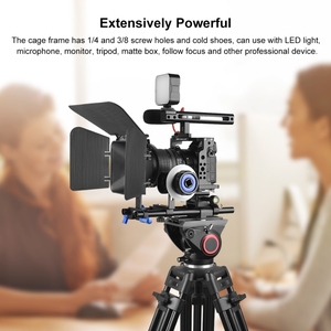 ที่มีคุณภาพสูงมืออาชีพ PULUZ กล้องวิดีโอกรง Filmmaking Rig สำหรับ Nikon Z6และ Z7โคลงกล้องสำหรับ Nikon - Product Image 5