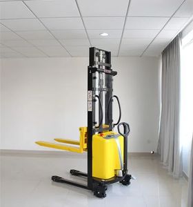 新型全电动托盘堆垛机2吨容量装载叉车仓库电动堆垛机升降平台 - Product Image 5