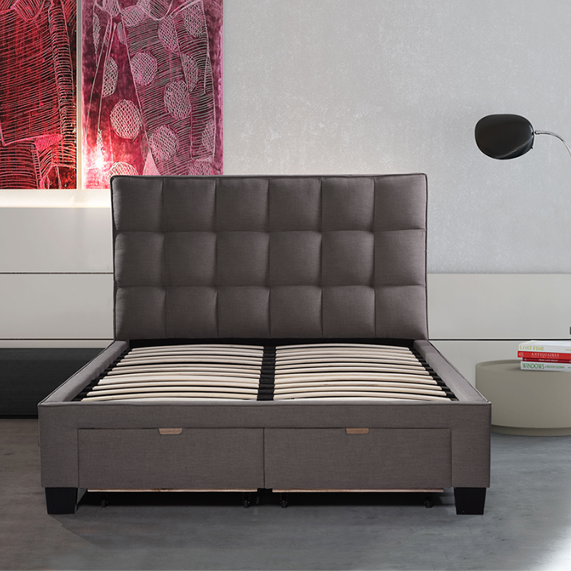 kind queen platform wooden velvet storage king size bed double small leather modern