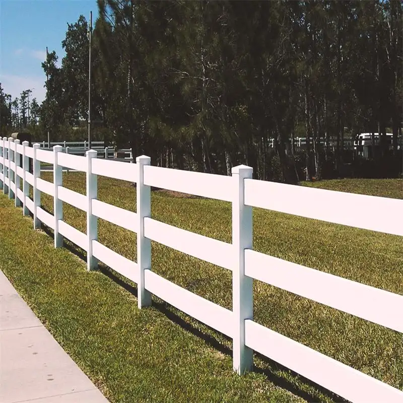 Pvc recinzione pannelli bianchi all'aperto, pvc rivestito filo di recinzione elettrica, pvc pannelli di recinzione stacca verticale