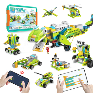 Комплекты для робототехники Makerzoid Wedo2.0 умное Программирование 200 в 1 Обучающий набор роботов-роботов премиум класса - Product Image 1