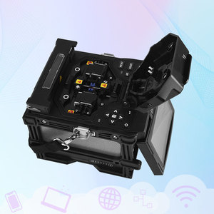 Automatic Mini 4 Motors <strong>Fusion</strong> <strong>Splicer</strong> Optical Splicing Fiber Optic Machine