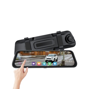 Korfra N8pro 4k前后汽车后视镜汽车摄像机记录器双仪表板凸轮 - Product Image 1