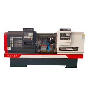 Hochpräzisions-Doppelkopf 4-Achsen-Automatisches Be- und Entladen Einzelspindel GSK CNC-System Drehmaschine zu verkaufen - Product Image 1