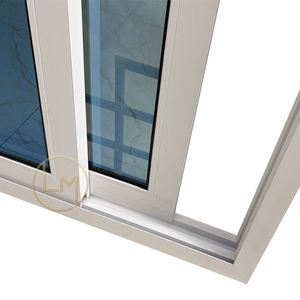 Yatak odası için çok 3 Pane sürgülü pencere yatay sürgülü sundurma pencereler üst asılı sürgülü pencere - Product Image 6